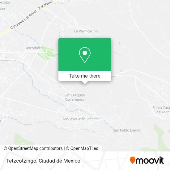Tetzcotzingo map