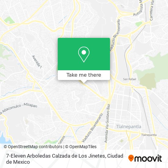 Mapa de 7-Eleven  Arboledas Calzada de Los Jinetes