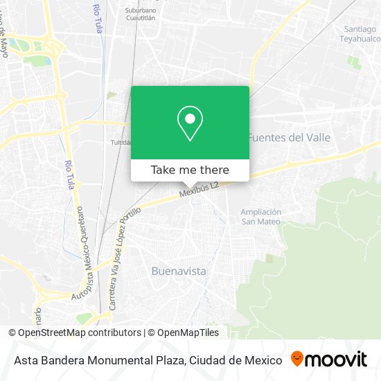Asta Bandera Monumental Plaza map