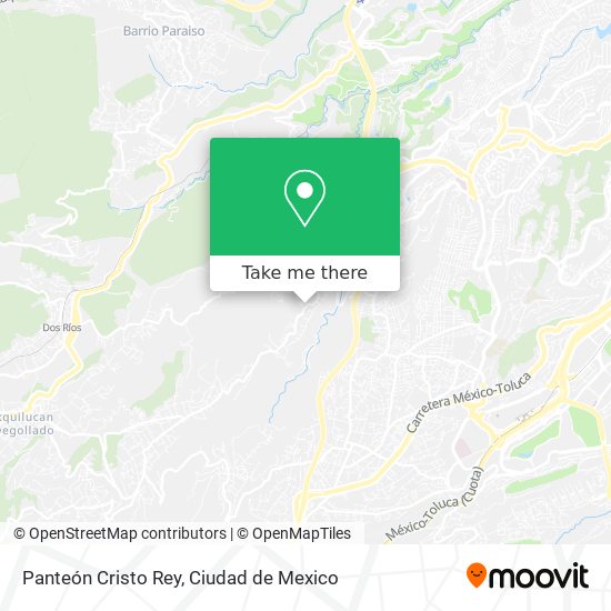 Mapa de Panteón Cristo Rey