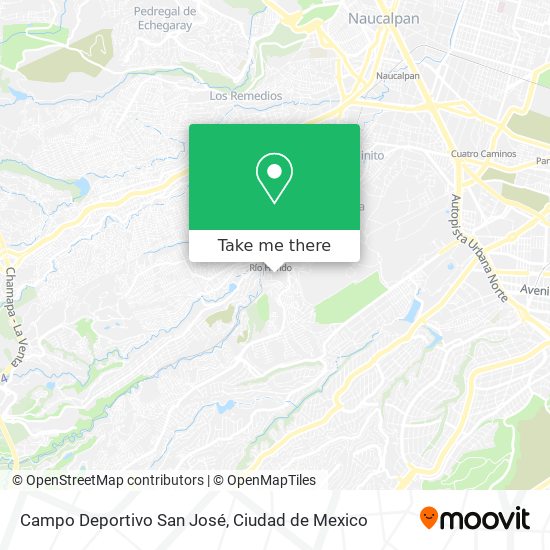 Mapa de Campo Deportivo San José