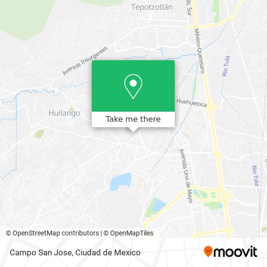 Mapa de Campo San Jose