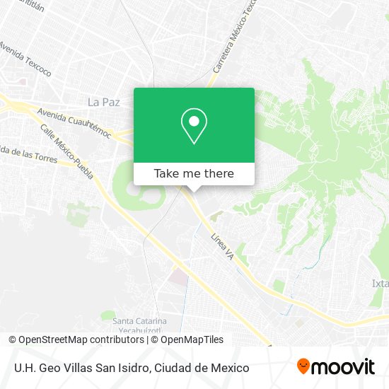 U.H. Geo Villas San Isidro map