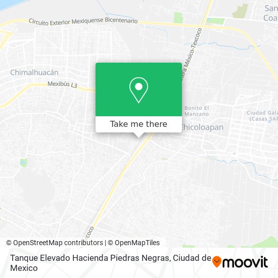 Mapa de Tanque Elevado Hacienda Piedras Negras