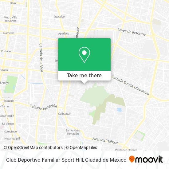 Club Deportivo Familiar Sport Hill map