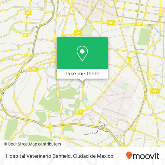 Hospital Veterinario Banfield map