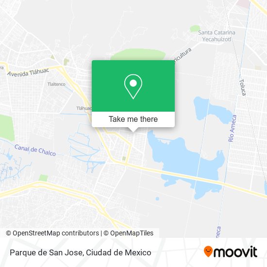Parque de San Jose map
