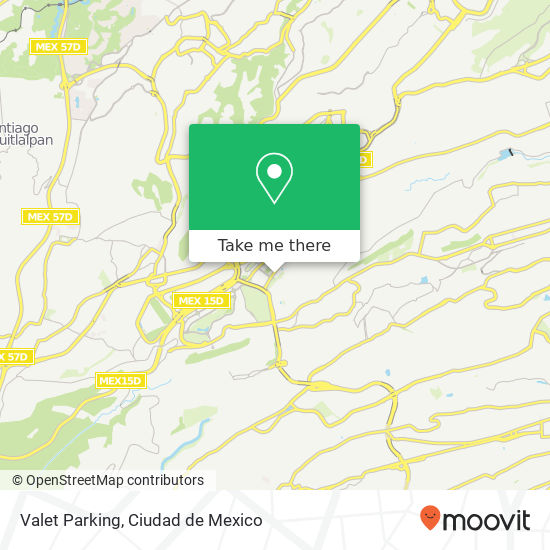 Valet Parking map