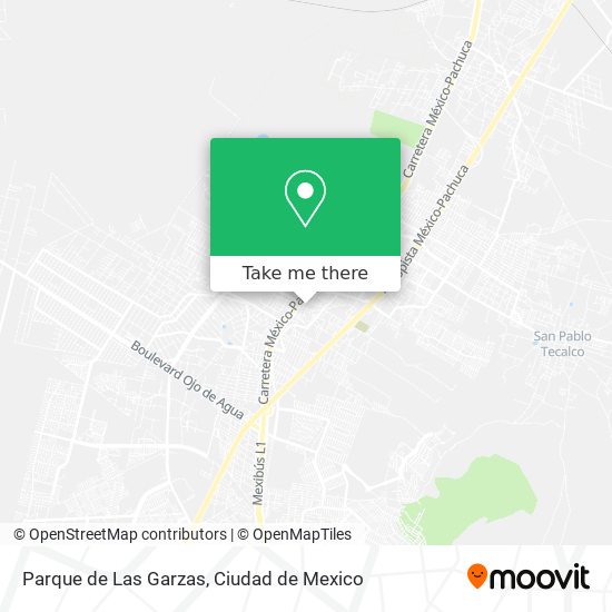 Parque de Las Garzas map