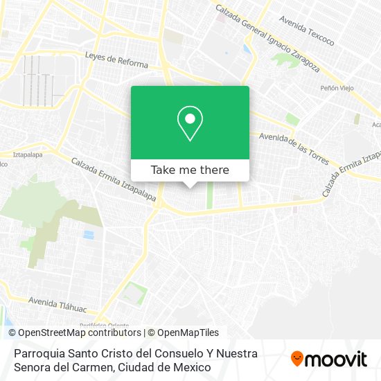 Parroquia Santo Cristo del Consuelo Y Nuestra Senora del Carmen map