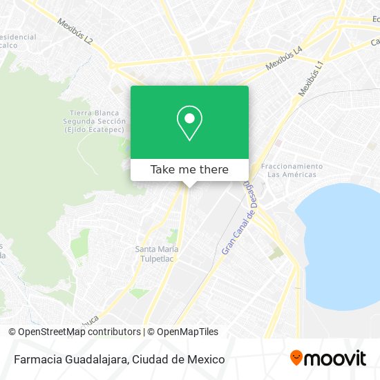 Mapa de Farmacia Guadalajara