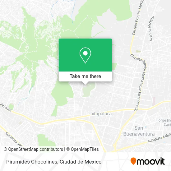 Piramides Chocolines map