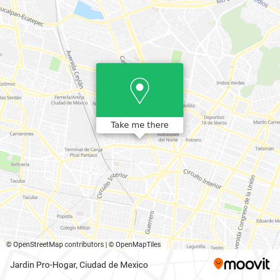 Mapa de Jardin Pro-Hogar