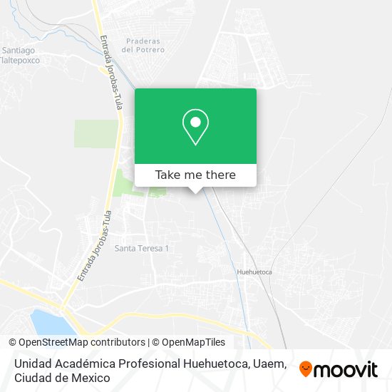 Unidad Académica Profesional Huehuetoca, Uaem map