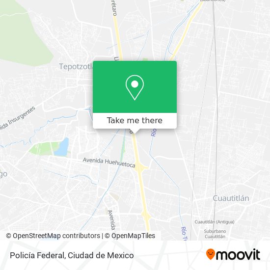 Policía Federal map