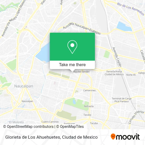 Glorieta de Los Ahuehuetes map