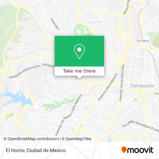 El Horno map