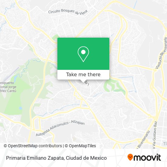 Mapa de Primaria Emiliano Zapata