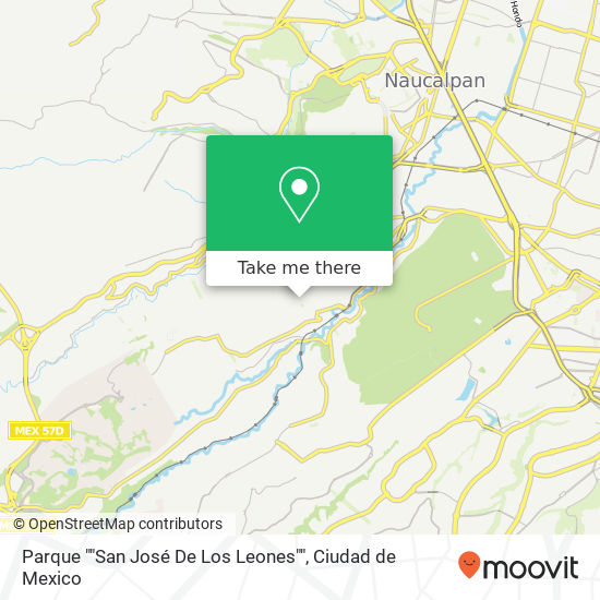 Mapa de Parque ""San José De Los Leones""