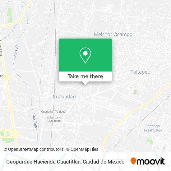 Geoparque Hacienda Cuautitlán map