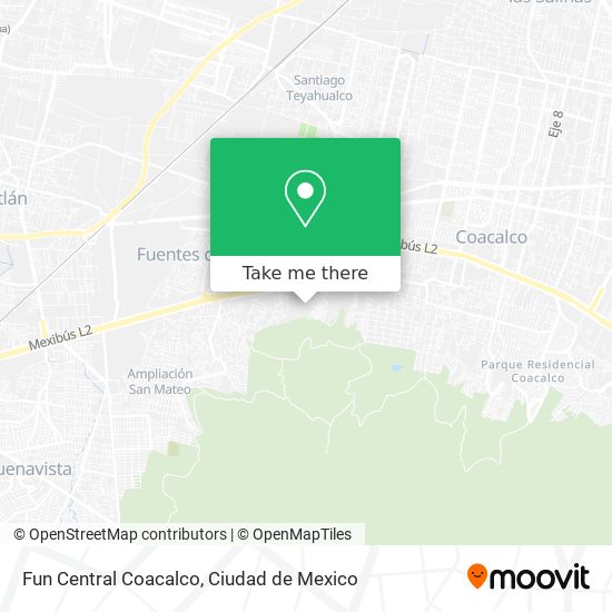 Fun Central Coacalco map