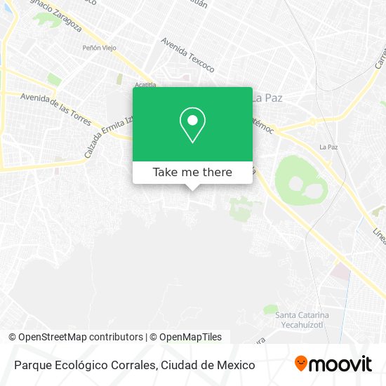 Parque Ecológico Corrales map