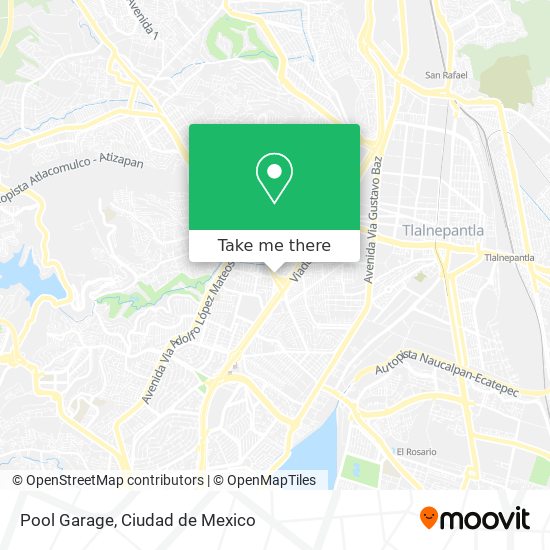 Mapa de Pool Garage