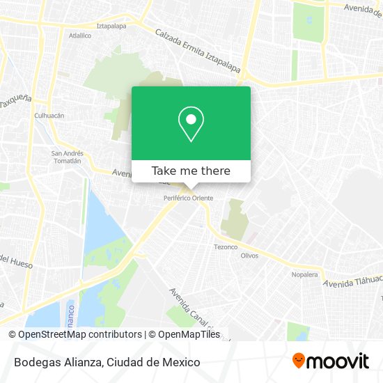 Mapa de Bodegas Alianza