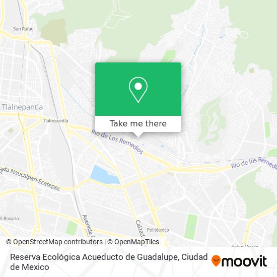 Reserva Ecológica Acueducto de Guadalupe map