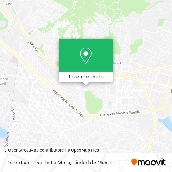 Mapa de Deportivo Jose de La Mora