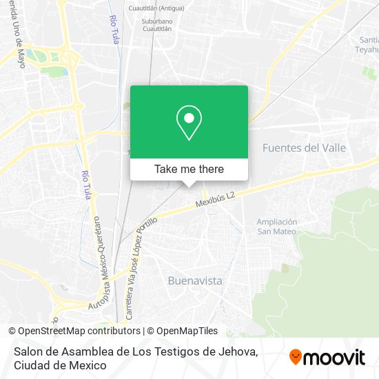 Salon de Asamblea de Los Testigos de Jehova map