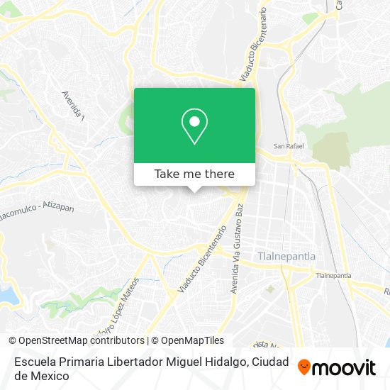Mapa de Escuela Primaria Libertador Miguel Hidalgo