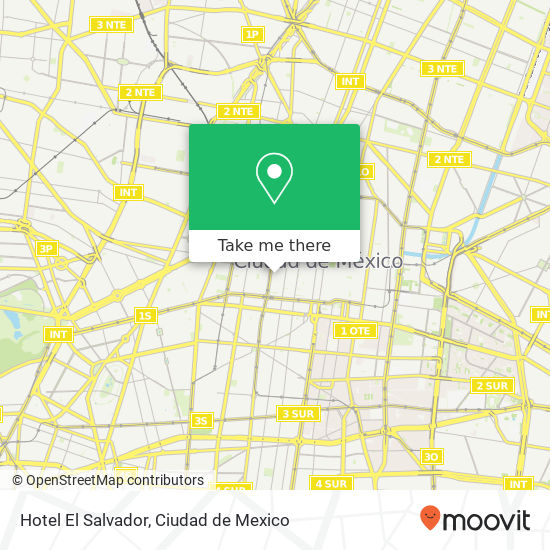 Hotel El Salvador map