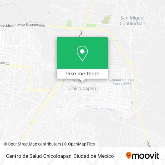 Centro de Salud Chicoloapan map