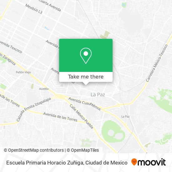 Escuela Primaria Horacio Zuñiga map