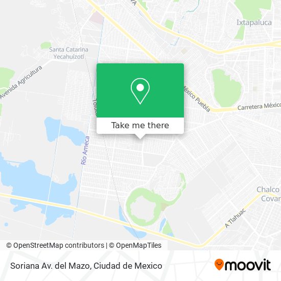 Mapa de Soriana Av. del Mazo