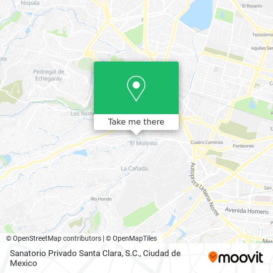 Sanatorio Privado Santa Clara, S.C. map