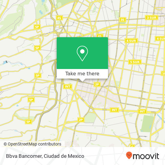 Bbva Bancomer map