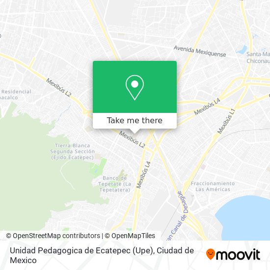 Unidad Pedagogica de Ecatepec (Upe) map