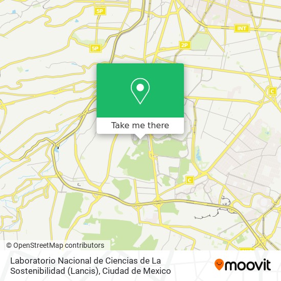 Laboratorio Nacional de Ciencias de La Sostenibilidad (Lancis) map