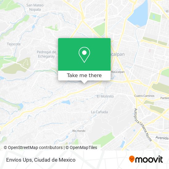 Mapa de Envíos Ups