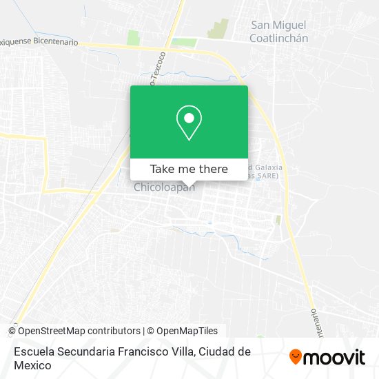 Mapa de Escuela Secundaria Francisco Villa