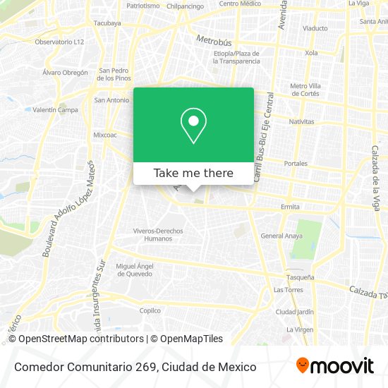 Mapa de Comedor Comunitario 269