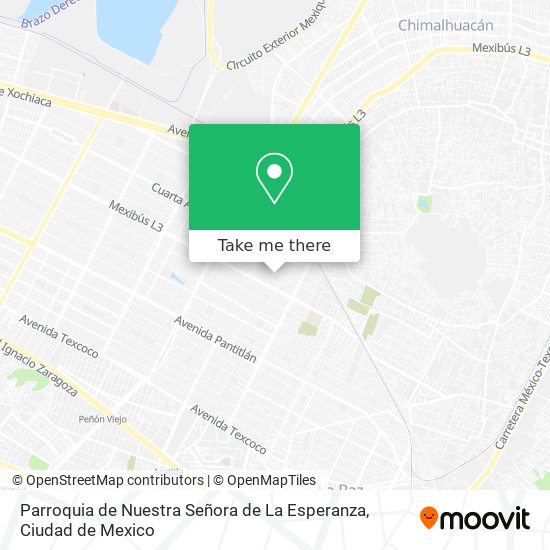 Parroquia de Nuestra Señora de La Esperanza map