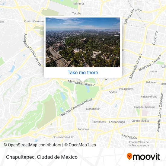 Chapultepec map