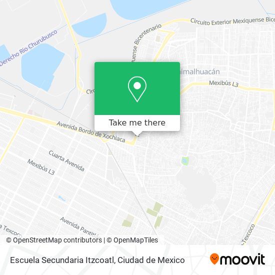 Escuela Secundaria Itzcoatl map