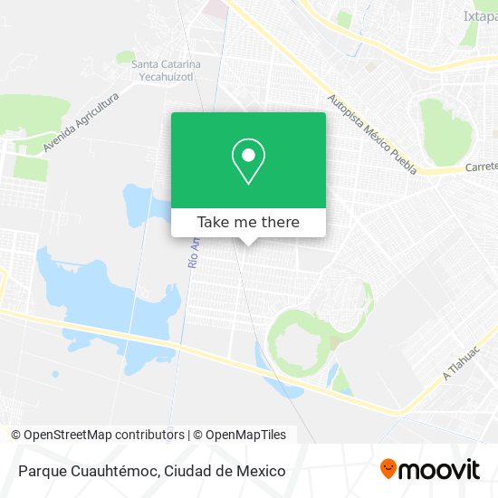 Parque Cuauhtémoc map