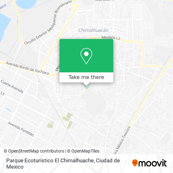 Parque Ecoturístico El Chimalhuache map