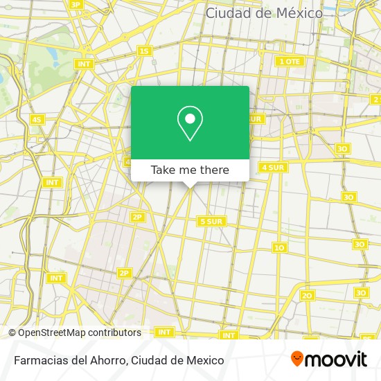 Mapa de Farmacias del Ahorro