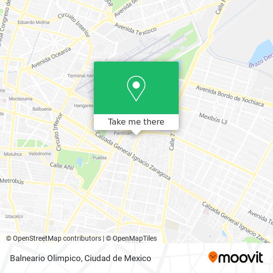 Balneario Olimpico map